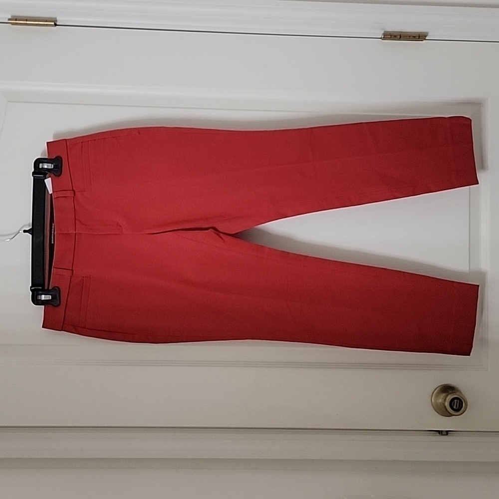 Banana Republic Petites Size 2P Brick / Rust Red Sloan Curvy Fit Pants, EUC